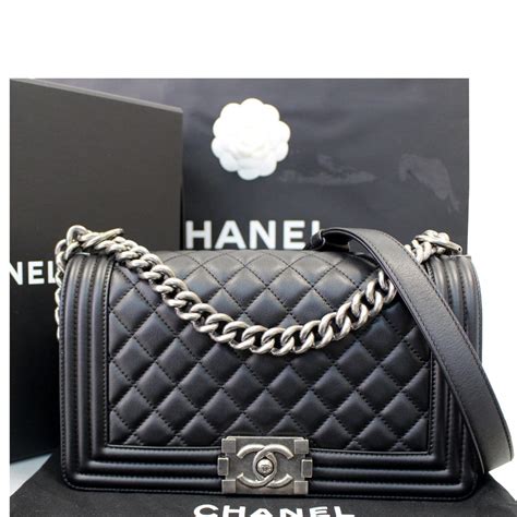 chanel boy large bag|chanel le boy medium price.